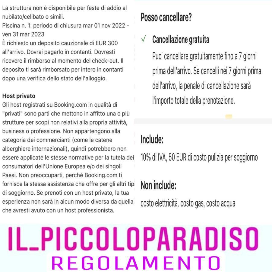 Il Piccolo Paradiso 塞拉韦扎 外观 照片